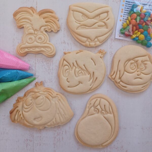 Alternative view of Galletas para decorar de Intensamente 6 unidades