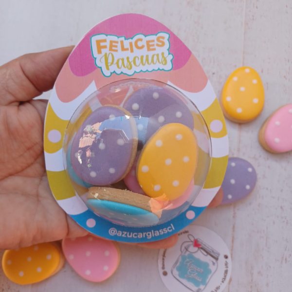 Alternative view of Domo mini huevitos pascua 6 unidades